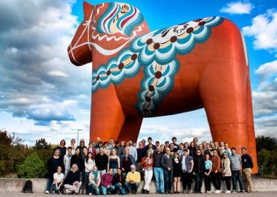 Friday Trip to Falun and Dalarna calls for a stop by the Dala Horse