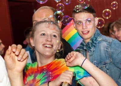 Our Farewell Dinners are always filled with warmth and laughter - students enjoying the Farewell Dinner with theme "Celebrate Diversity"