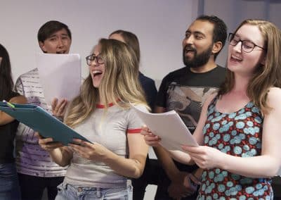Singing is a great way to practice and learn a language